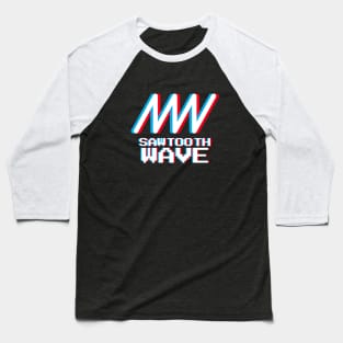 Sawtooth Wave 8-Bit Baseball T-Shirt